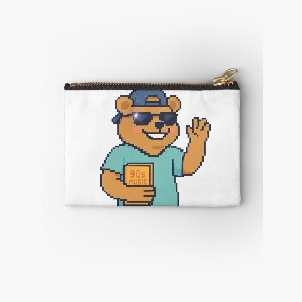 Item preview, Friendly Alpha Bear with a book. 90's Music power. designed and sold by Lunaria Arts.