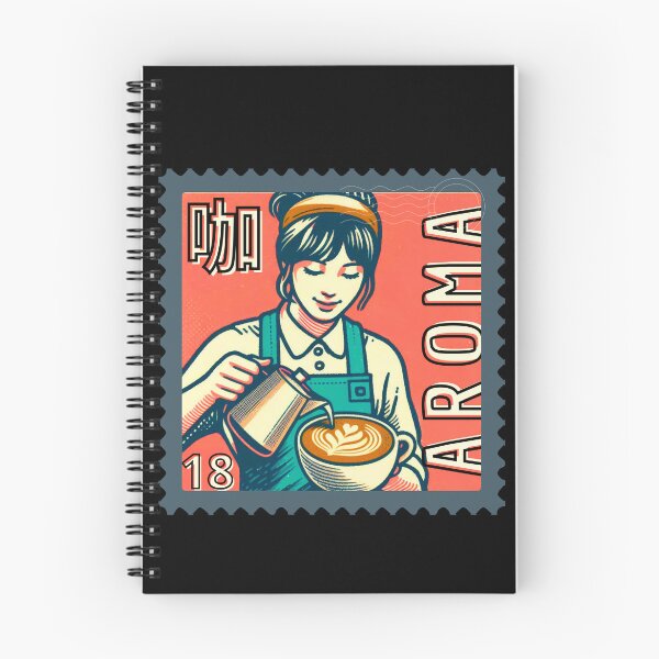 Item preview, Aroma of Coffee - Vintage Stamp Design designed and sold by No1RetroStamps.