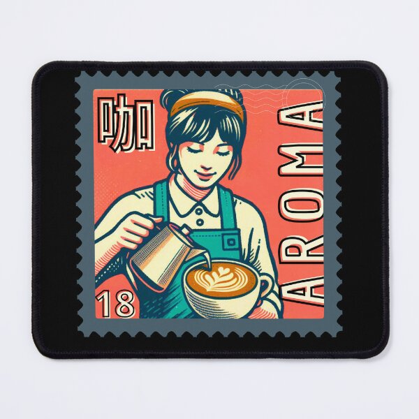 Item preview, Aroma of Coffee - Vintage Stamp Design designed and sold by No1RetroStamps.