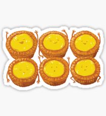 Hong Kong Egg Tarts - "蛋撻" Sticker