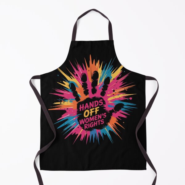 Item preview, Hands Off Women's Rights Colorful Splash designed and sold by MadCatPrints.