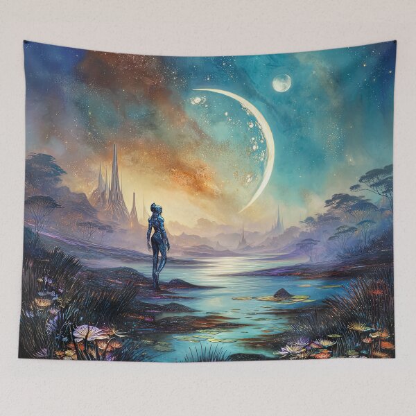 Item preview, Lunar Reverie: A Distant Shore's Embrace designed and sold by bloorose.