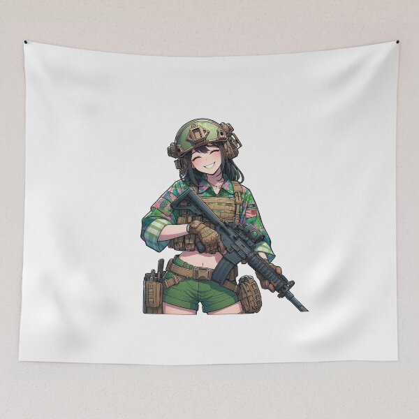 Item preview, Tactical Girl designed and sold by RAWLIFEGRAPHIC.