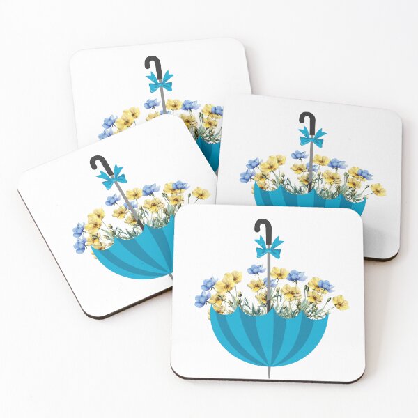 Item preview, Umbrella with Spring Flowers designed and sold by CarolBeeDesigns.