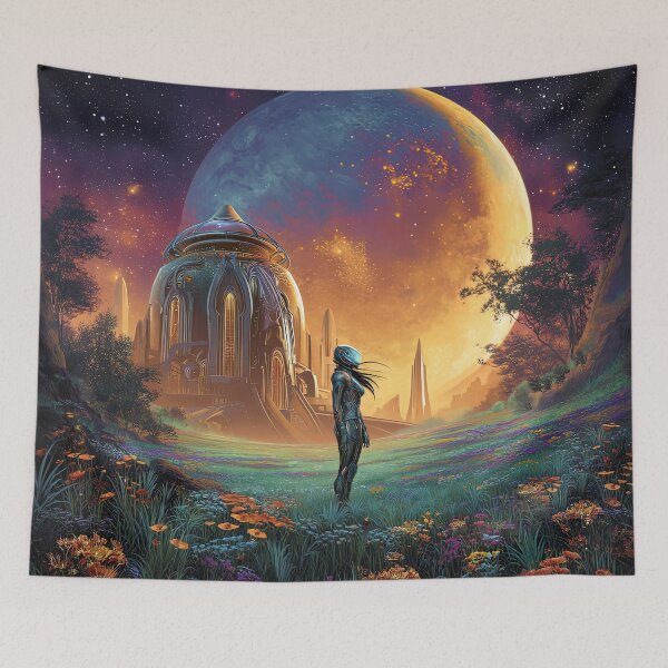 Item preview, Cosmic Contemplation: Beneath a Jovian Sky designed and sold by bloorose.