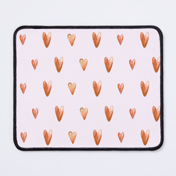 Item preview, Aesthetic Baby Pink & Red Heart Wallpaper – Soft Cute Girly Vibes designed and sold by TropicalTrails.