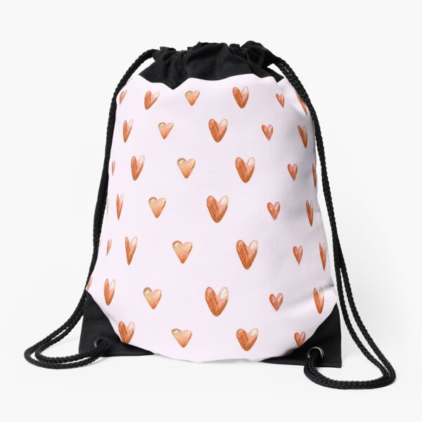 Aperçu de l'œuvre Fond d'écran esthétique rose bébé et cœur rouge – Ambiance girly douce et mignonne créée et vendue par TropicalTrails.
