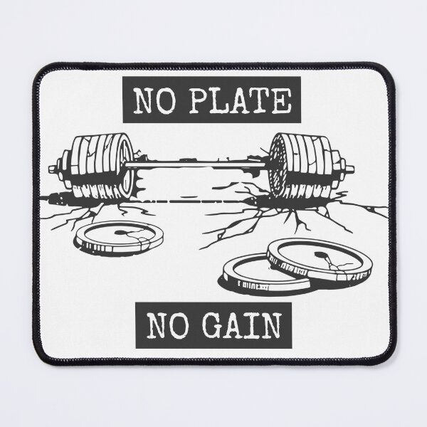 Item preview, No plate - No gain, Gym Discipline weightlifting designed and sold by Superiors-s.