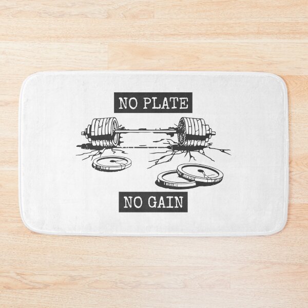 Item preview, No plate - No gain, Gym Discipline weightlifting designed and sold by Superiors-s.