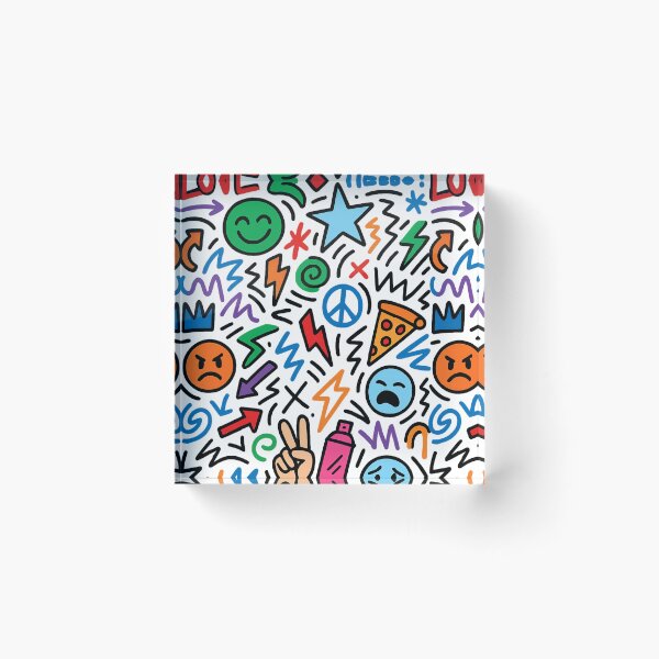 Item preview, Graffiti Street Art Patterns – Colorful and Dynamic Design designed and sold by VIBE CRAFT STUDIO.