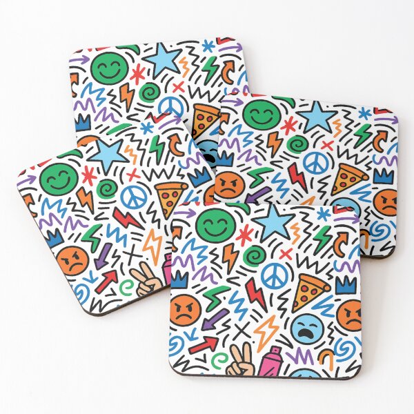 Item preview, Graffiti Street Art Patterns – Colorful and Dynamic Design designed and sold by VIBE CRAFT STUDIO.