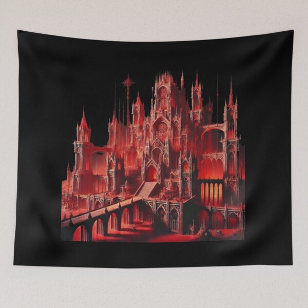 Item preview, Gothic Inferno Castle designed and sold by DixieGirlStudio.