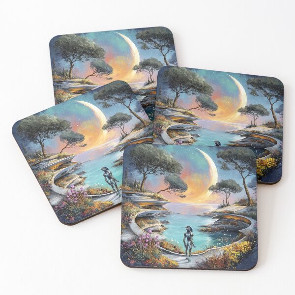 Item preview, Lunar Promenade: An Evening on Xylos designed and sold by bloorose.