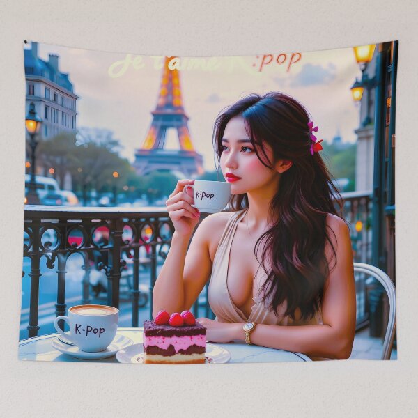 Item preview, Je T'aime Kpop: Sipping on K-Pop Love designed and sold by Fantabulous.