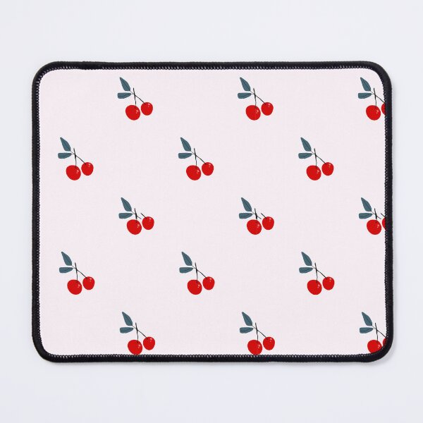 Item preview, Cute Cherry Pattern Aesthetic – Baby Pink & Red Background designed and sold by TropicalTrails.