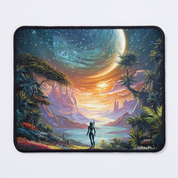 Item preview, Planetary Vista: A Distant Horizon's Glow designed and sold by bloorose.