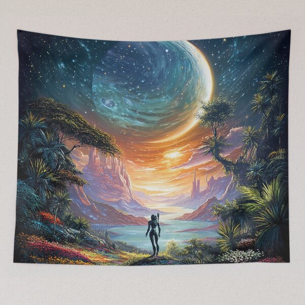 Item preview, Planetary Vista: A Distant Horizon's Glow designed and sold by bloorose.