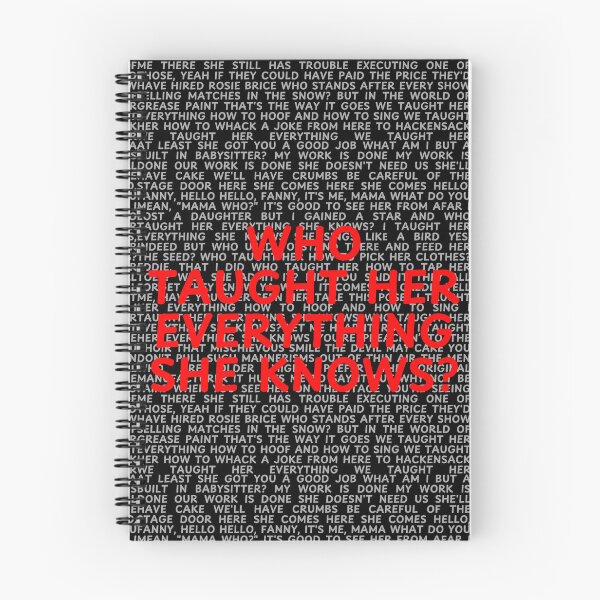 Item preview, Funny Girl lyrics designed and sold by broadwaygirl142.