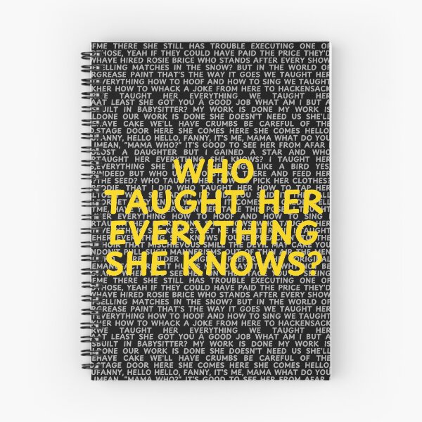 Item preview, Funny Girl lyrics designed and sold by broadwaygirl142.