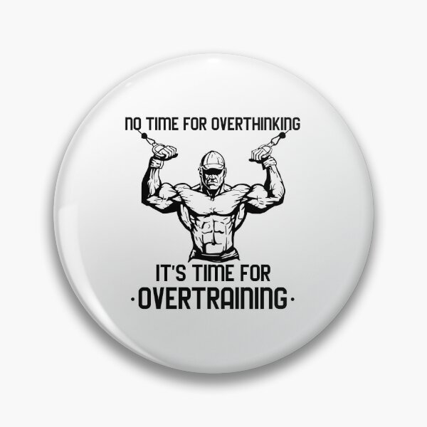 Item preview, No time for Overthinking, Only Overtraining – Gym Discipline for Mental Strength designed and sold by Superiors-s.