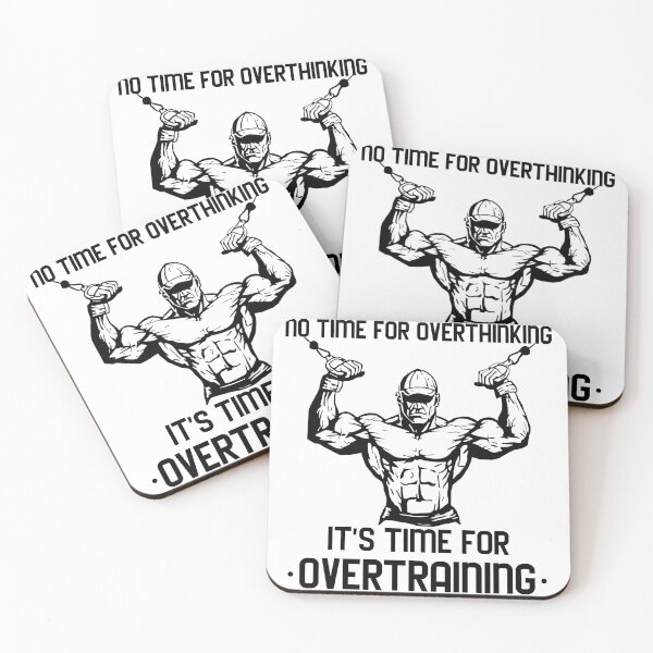 Item preview, No time for Overthinking, Only Overtraining – Gym Discipline for Mental Strength designed and sold by Superiors-s.