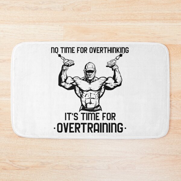 Item preview, No time for Overthinking, Only Overtraining – Gym Discipline for Mental Strength designed and sold by Superiors-s.