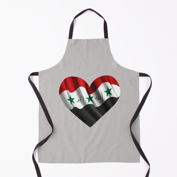 Item preview, Iraqi old Flag Heart | Iraq lover designed and sold by Mo5tar.