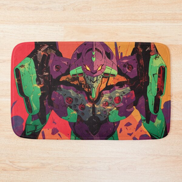 Item preview, Neon Titan Awakened – Retro Anime Mecha Poster designed and sold by AnimeArsenalPrints.