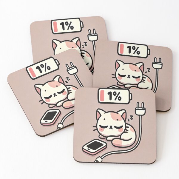 Item preview, Social Battery: 1% – Recharging impossible designed and sold by GalenaDeco.
