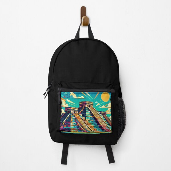 Item preview, colorful ancient aztek pyramids designed and sold by Dogandesighn.