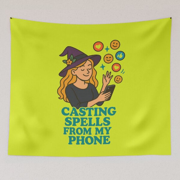 Item preview, Casting Spells From My Phone designed and sold by MysticArtisan.