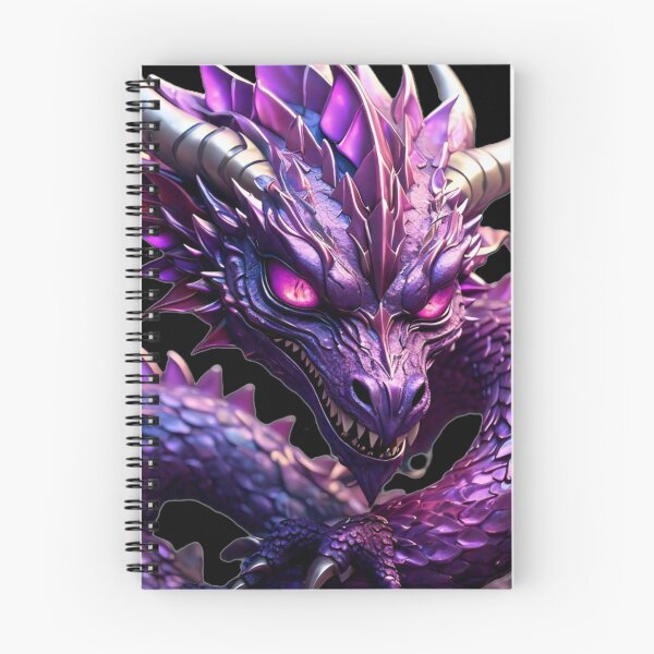 Aperçu de l'œuvre Dragon d'améthyste majestueux créée et vendue par DixieGirlStudio.