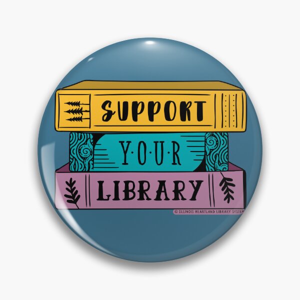 Item preview, Support Your Library designed and sold by Illinois Heartland Library System.