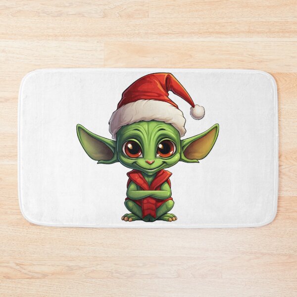 Item preview, Cute Alien Christmas Sticker | Festive Space Friend designed and sold by Royalsbay.