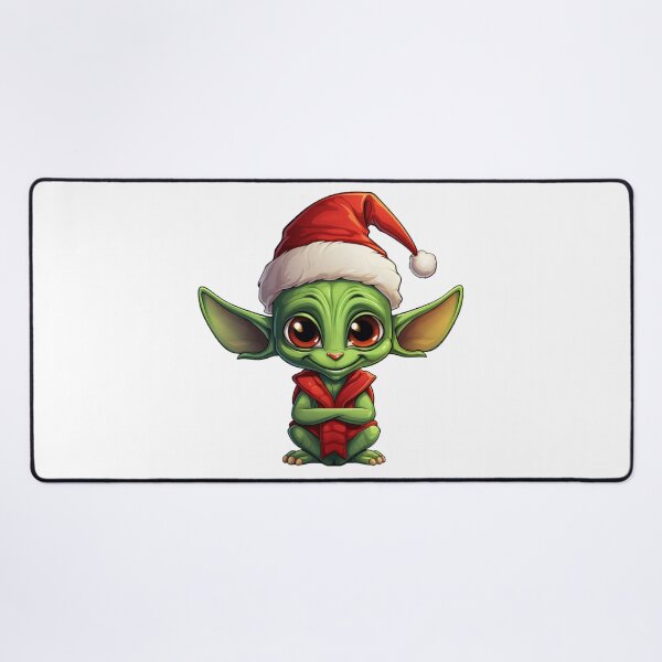 Item preview, Cute Alien Christmas Sticker | Festive Space Friend designed and sold by Royalsbay.