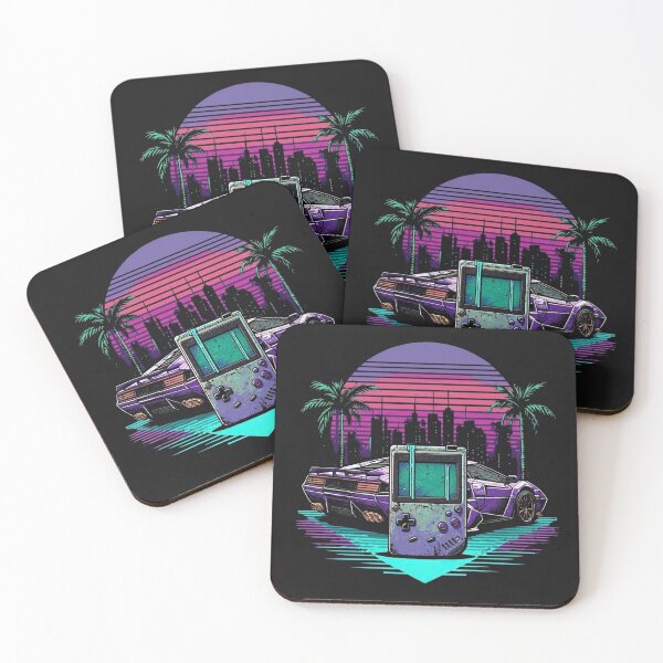 Item preview, Neon Drift: Retro Dreams & Arcade Kings designed and sold by cosmos4urlife.