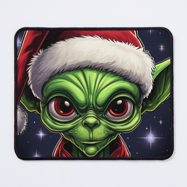 Item preview, Santa Alien in Space | Funny Christmas Art designed and sold by Royalsbay.