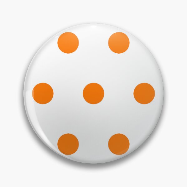 Item preview, Calendula Orange and White Textured Polka Dot Grid designed and sold by GenAumonier.