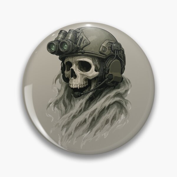 Item preview, Skeleton Ghost Skull Soldier Anime designed and sold by TomFrontierArt.