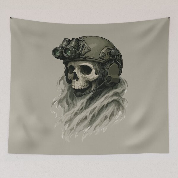 Item preview, Skeleton Ghost Skull Soldier Anime designed and sold by TomFrontierArt.