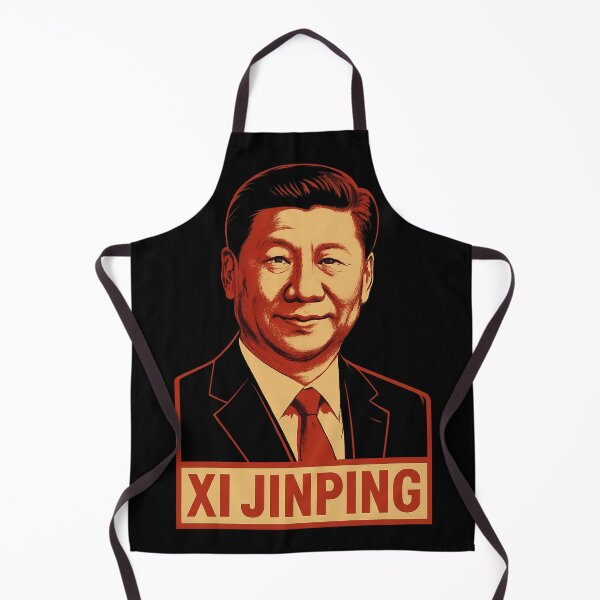 Item preview, Xi Jinping – Red Toned Stylized Illustration designed and sold by Places On Earth.