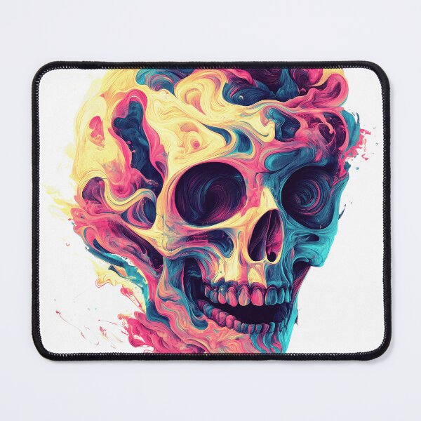 Item preview, dreamy skull in pastel colors designed and sold by photosmatic.