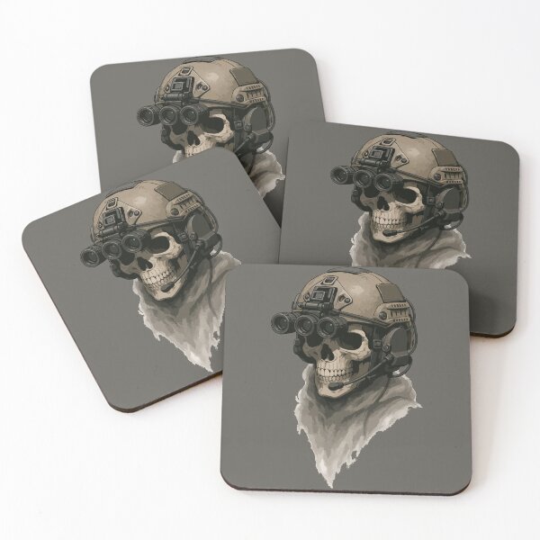 Item preview, Skeleton Ghost Skull Soldier Anime Retro designed and sold by TomFrontierArt.