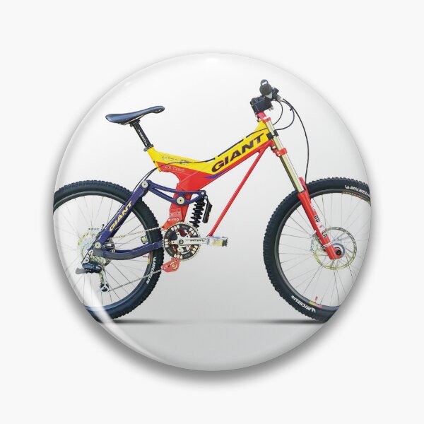Item preview, Giant ATX One DH Poster | Retro Downhill MTB Wall Art | Extreme Sports Cycling Print | Freeride Bike History Decor designed and sold by nahinuke.