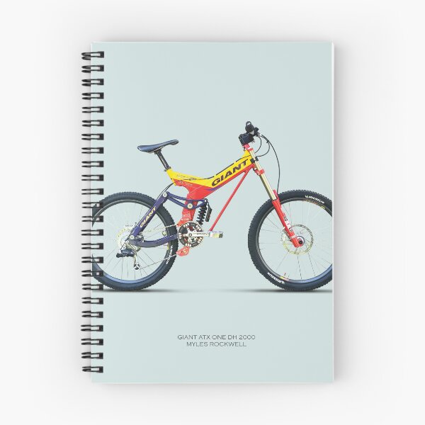 Item preview, Giant ATX One DH Poster | Retro Downhill MTB Wall Art | Extreme Sports Cycling Print | Freeride Bike History Decor designed and sold by nahinuke.