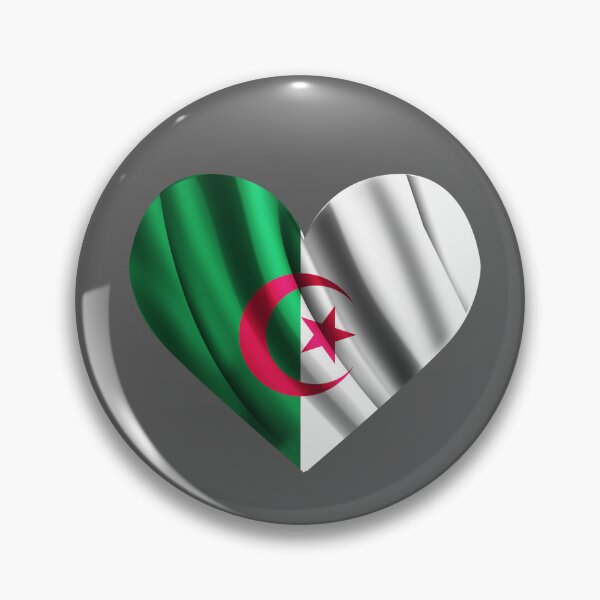 Item preview, Algeria Flag Heart designed and sold by Mo5tar.
