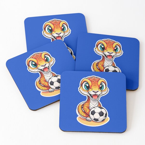 Item preview, Cute Sniger Tiger Snake Playing Soccer designed and sold by AStar17.