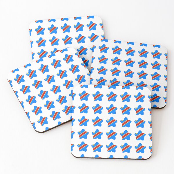 Item preview, Congo Democratic Republic Of The Flag Star Pattern designed and sold by TheIconSmith.