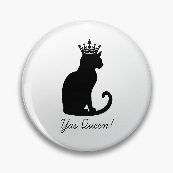 Item preview, Yas Queen for Cat Lovers White Background designed and sold by Ferret Designs.