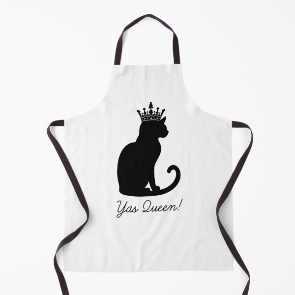 Item preview, Yas Queen for Cat Lovers White Background designed and sold by Ferret Designs.